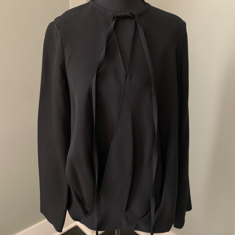 Derek Lam black blouse.